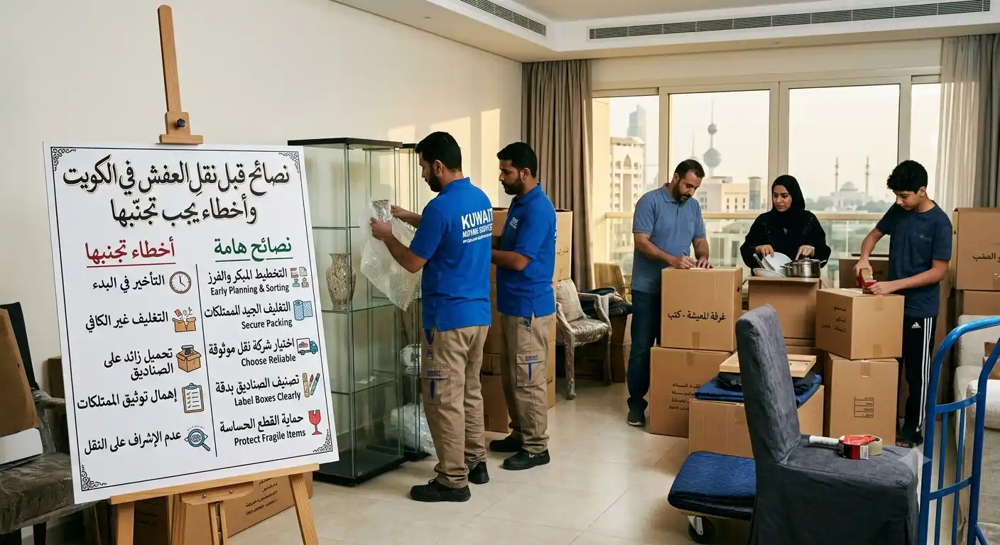 نصائح نقل العفش